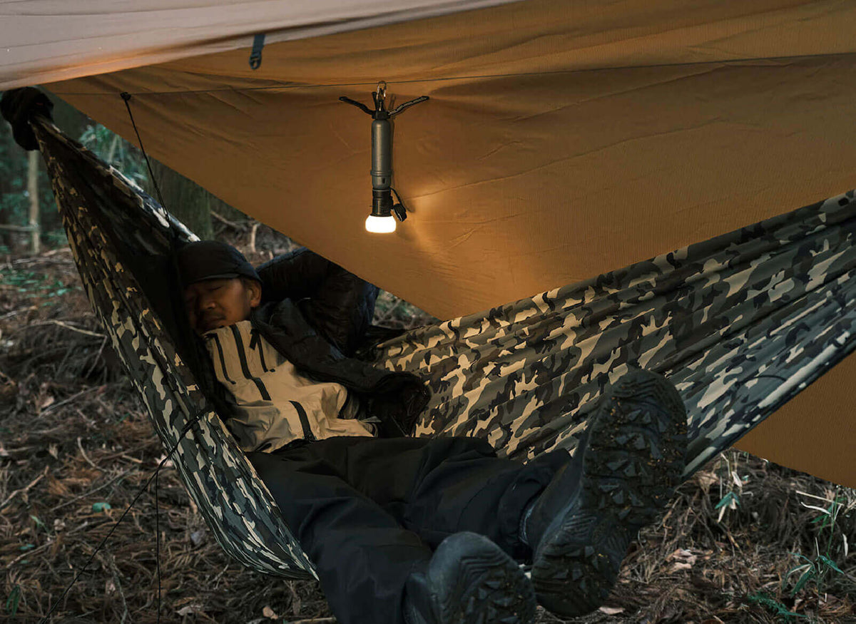 ELECOM - NESTOUT Bubble type LED Lantern LAMP-1 DE-NEST-GLP01BK-Quality Foreign Outdoor and Camping Equipment-WhoWhy