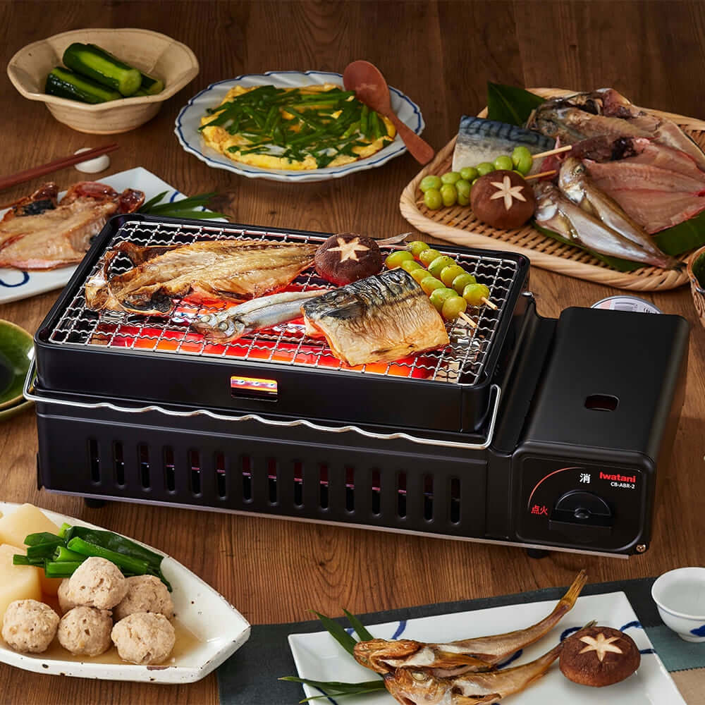 Iwatani - Cassette Gas Furnace Batayaki Aburiya Ii CB-ABR-2-Quality Foreign Outdoor and Camping Equipment-WhoWhy