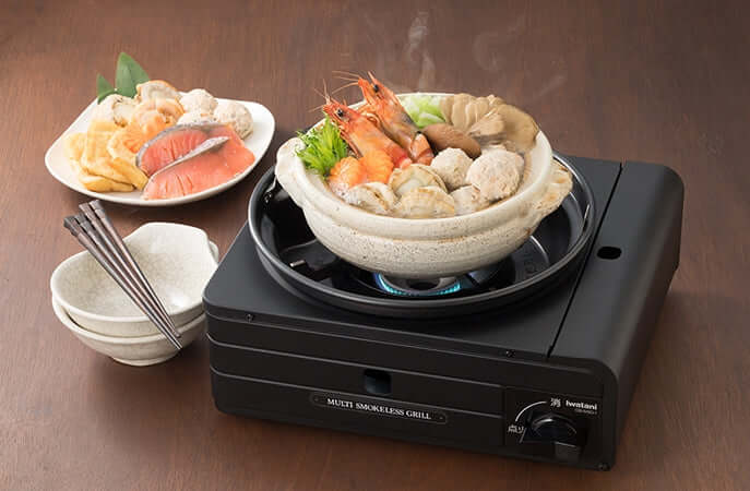 Iwatani - Cassette Fu Multi Smokeless Grill CB-MSG-1-Quality Foreign Outdoor and Camping Equipment-WhoWhy