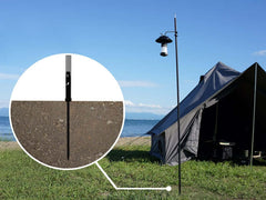 DOD - LANTERN STAND SET RX LP1-753-BK-Quality Foreign Outdoor and Camping Equipment-WhoWhy