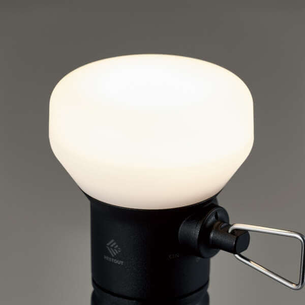 ELECOM - NESTOUT Bubble type LED Lantern LAMP-1 DE-NEST-GLP01BK-Quality Foreign Outdoor and Camping Equipment-WhoWhy