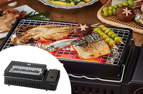 Iwatani - Cassette Gas Furnace Batayaki Aburiya Ii CB-ABR-2-Quality Foreign Outdoor and Camping Equipment-WhoWhy