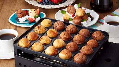 Iwatani - Cassette Gas Takoyaki Maker Flame Octopus Ii CB-ETK-2-Quality Foreign Outdoor and Camping Equipment-WhoWhy