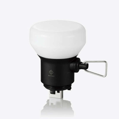 ELECOM - NESTOUT Bubble type LED Lantern LAMP-1 DE-NEST-GLP01BK-Quality Foreign Outdoor and Camping Equipment-WhoWhy