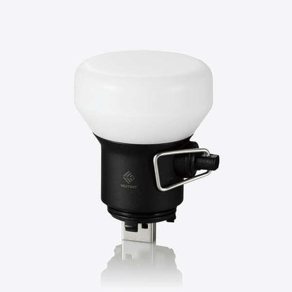 ELECOM - NESTOUT Bubble type LED Lantern LAMP-1 DE-NEST-GLP01BK-Quality Foreign Outdoor and Camping Equipment-WhoWhy