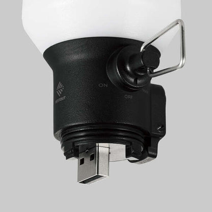 ELECOM - NESTOUT Bubble type LED Lantern LAMP-1 DE-NEST-GLP01BK-Quality Foreign Outdoor and Camping Equipment-WhoWhy