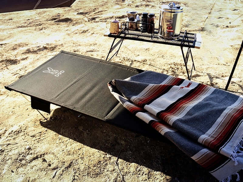 DOD - Wide Camping Bed CB1-100-BK-Quality Foreign Outdoor and Camping Equipment-WhoWhy
