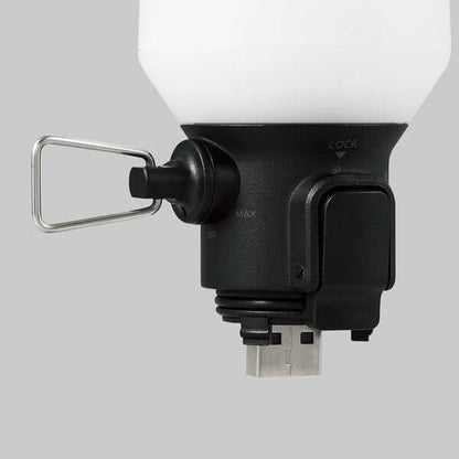 ELECOM - NESTOUT Bubble type LED Lantern LAMP-1 DE-NEST-GLP01BK-Quality Foreign Outdoor and Camping Equipment-WhoWhy