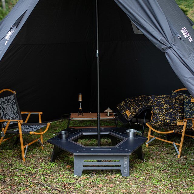 GRIP SWANY - FIRE PROOF GS MOTHER TENT GST-04 - Black