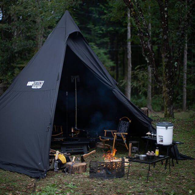 GRIP SWANY-FIRE PROOF GS MOTHER TENT-WhoWhy International-Japanese 