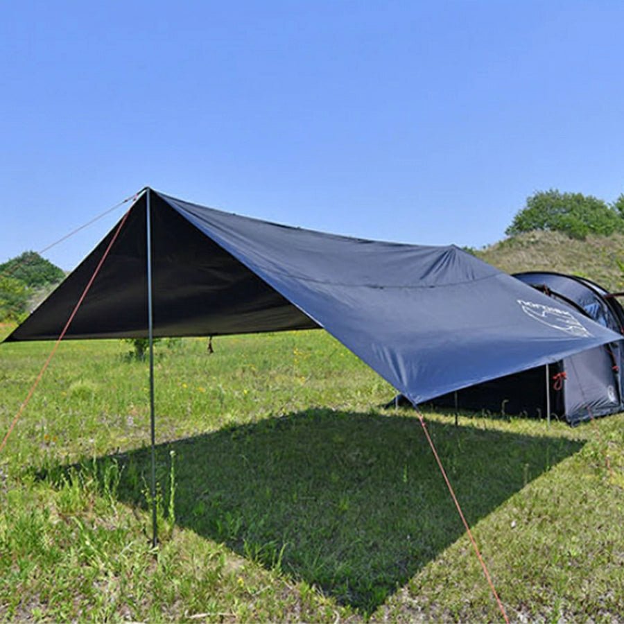tarp nordisk NORDISK-Reisa 6 & Voss 20 PU Tarp Black Edition-WhoWhy International-Japanese Camping Gear