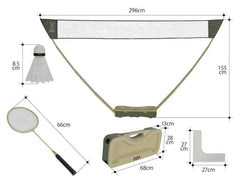 DOD - Badminton Set PB2-607-BG-Quality Foreign Outdoor and Camping Equipment-WhoWhy